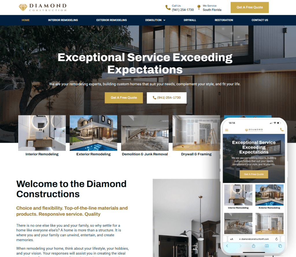 Diamond Construction