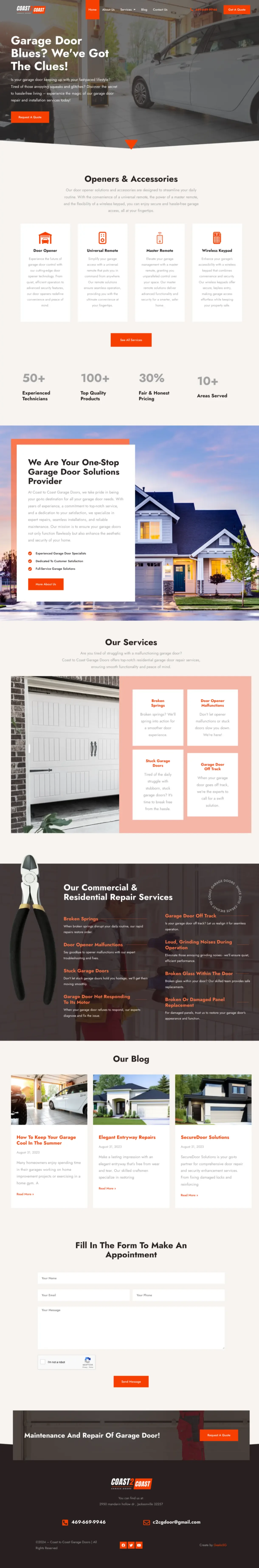 COAST 2 COAST Garage Doors